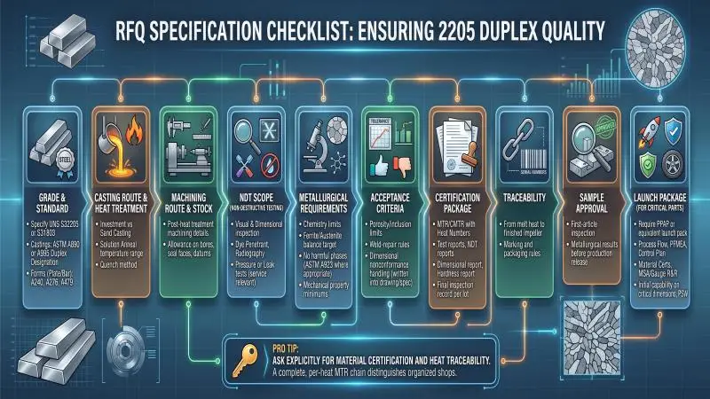 rfq specification checklist ensuring 2205 duplex quality rfq specification checklist ensuring 2205 duplex quality