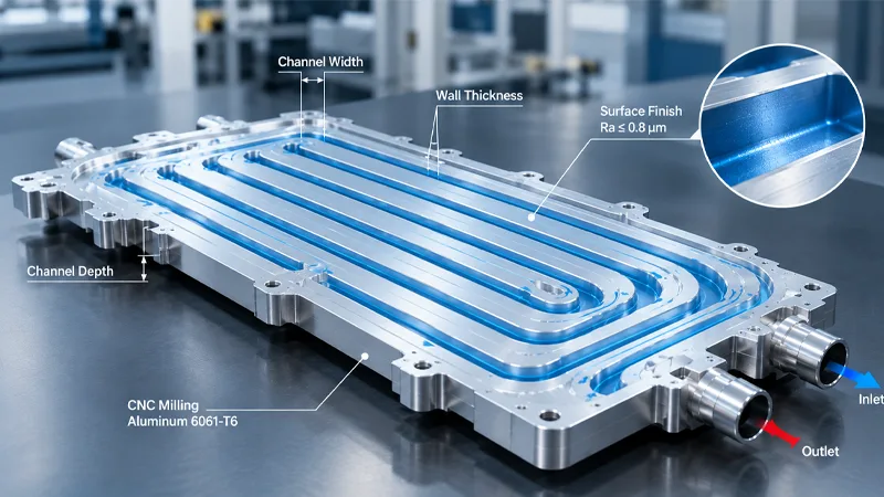CNC machined aluminum cooling plate CNC machined aluminum cooling plate
